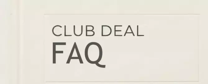 ClubDeal FAQ